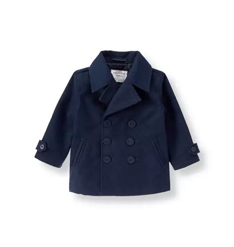 Collections Navy Classic Peacoat by Janie and Jack.